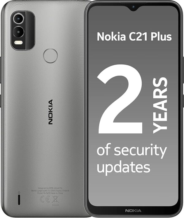 Nokia C21 Plus Smartphone with 6.5″ HD+ Display 64GB 2GB
