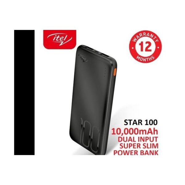 itel 10,000 MAh Power Bank Star 100